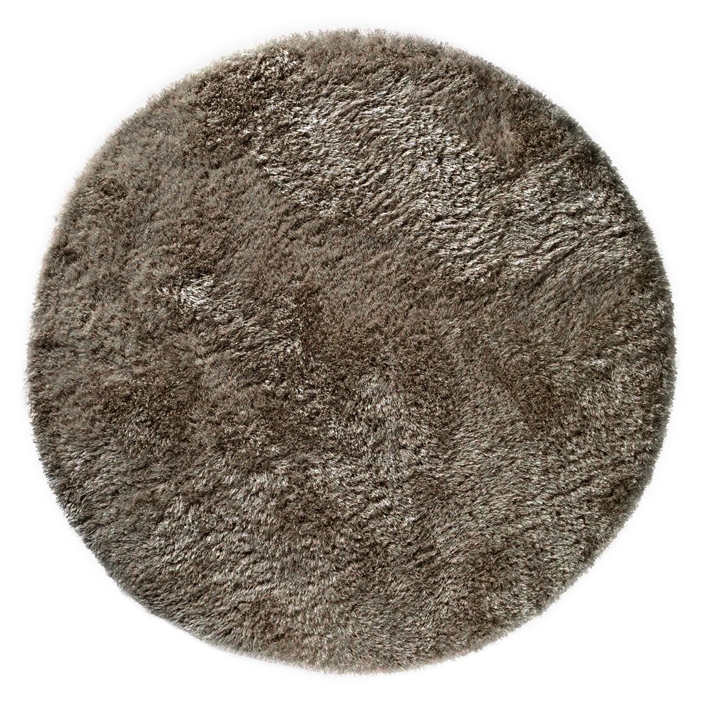 Plush Circle in Taupe